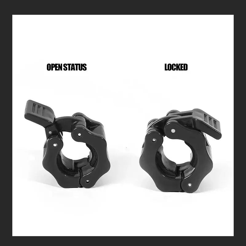 Barbell And Dumbbell Buckle 2.5cm Austrian Pole Buckle Nut Barbell And Dumbbell Accessory Fixing Quick Release Buckle - Slobuy