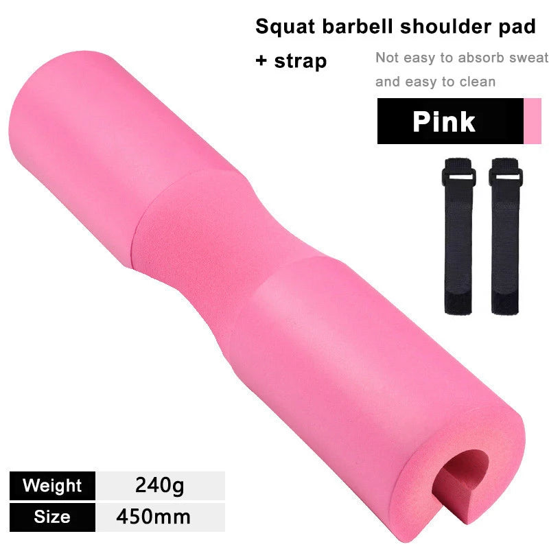 Barbell Squat Shoulder Pad Hip Thrust Barbell Foam Cover Weight Lifting Training Soft Bag Equipment Men Women Gym Fitness Gear - Slobuy