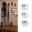 Baseball Bat Holder 2 Pcs Acrylic Baseball Bat Sturdy Wall Mount Nail Wall Punching Display Rack For Memorabilia and Collectible - Slobuy