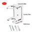 Baseball Bat Holder 2 Pcs Acrylic Baseball Bat Sturdy Wall Mount Nail Wall Punching Display Rack For Memorabilia and Collectible - Slobuy