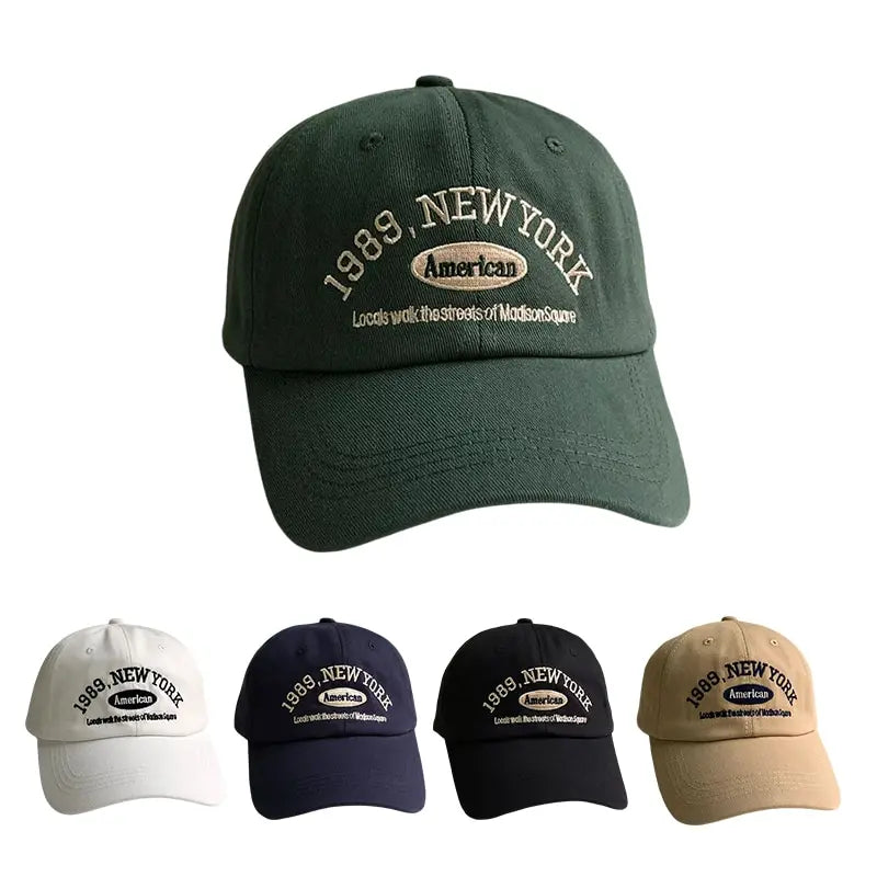 Baseball Caps Adjustable Casual Cotton Sun Hats for Men and Women Fashion Solid Color Sports Snapback Hats Sun Caps - Slobuy