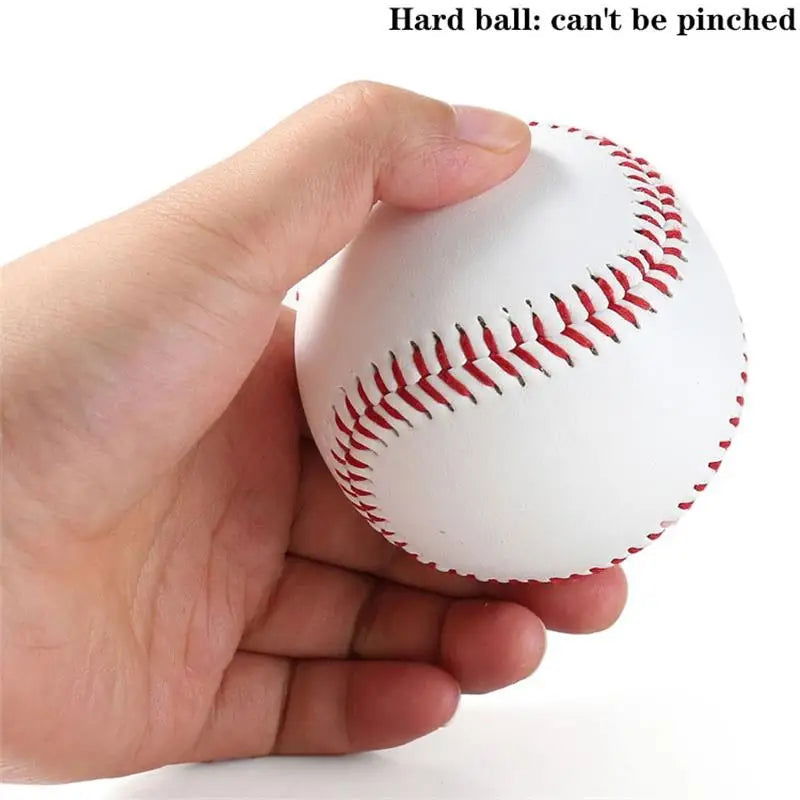 Baseball No. 9Softball Hardball Training Handmade Balls Fitness Products White Safety Kid Baseballs Men's Practice Team Game - Slobuy