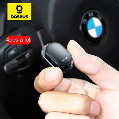 Baseus Car Hooks Organizer Storage 4PCS Hooks for Bags USB Cable Headphone Key Storage Auto Fastener Hangers Clip Accessories - Slobuy