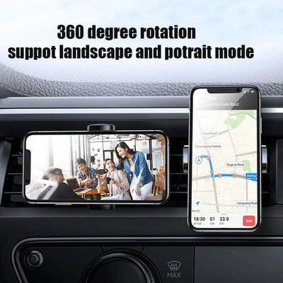 Baseus Car Phone Holder For Universal Mobile Phone Holder Stand Car Phone Stand For Car Air Outlet Mount Car Cell Phone Support - Slobuy