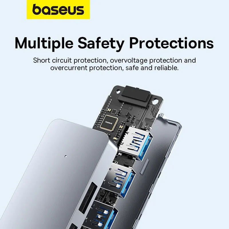 Baseus Usb Hub 4 Port ABS Hub Usb 3 0 for Laptop Multi Splitter Adapter For Xiaomi Lenovo Macbook PC Computer Accessories - Slobuy