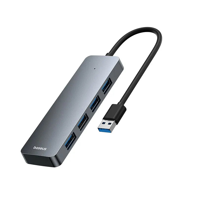Baseus Usb Hub 4 Port ABS Hub Usb 3 0 for Laptop Multi Splitter Adapter For Xiaomi Lenovo Macbook PC Computer Accessories - Slobuy