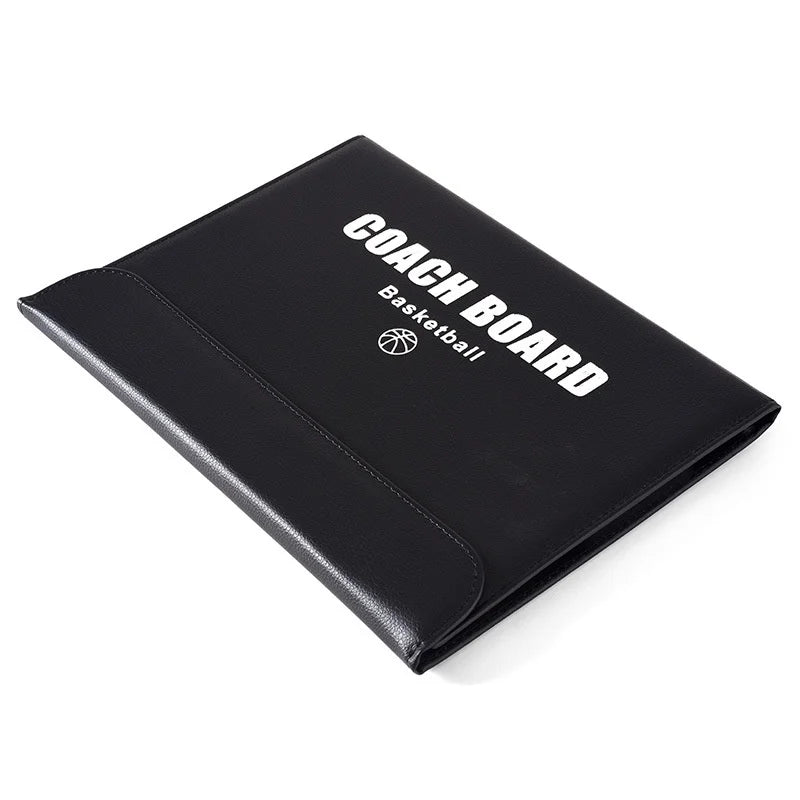 Basketball Coaching Clipboard Kit with Dry Erase Coaches Marker Pen Tactics Equipment Basketball Coaching Board for Accessories - Slobuy