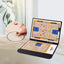 Basketball Coaching Clipboard Kit with Dry Erase Coaches Marker Pen Tactics Equipment Basketball Coaching Board for Accessories - Slobuy