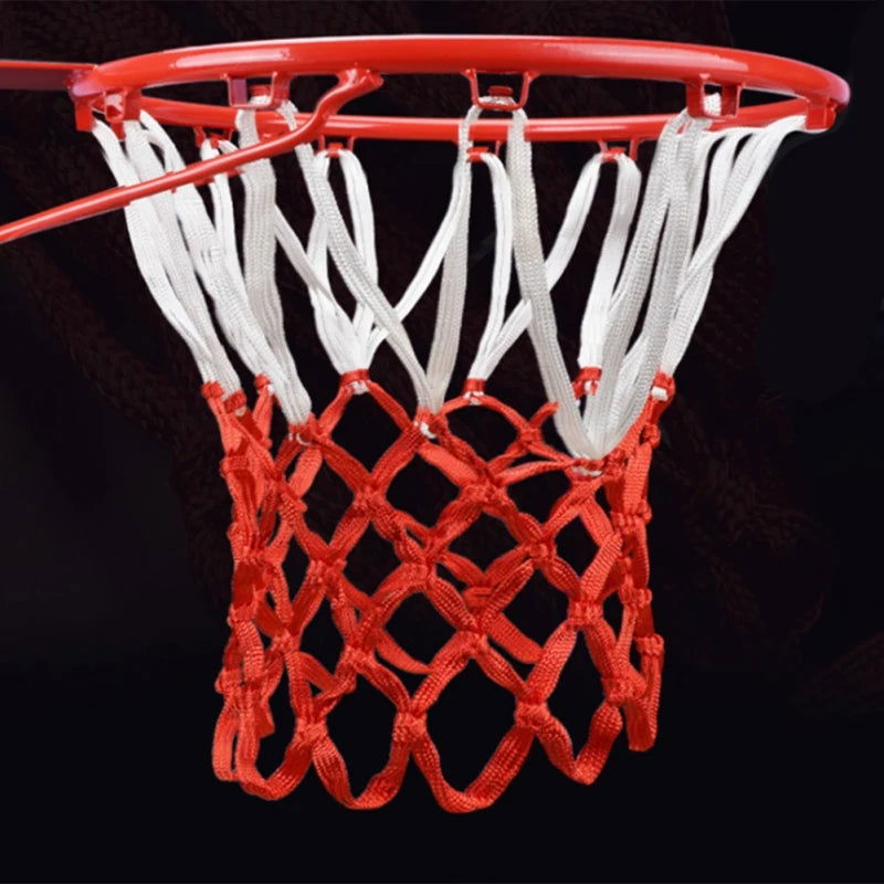 Basketball Hoop Mesh Net High Quality Durable Standard Size Nylon Thread Sports Backboard Rim Ball Pum - Slobuy