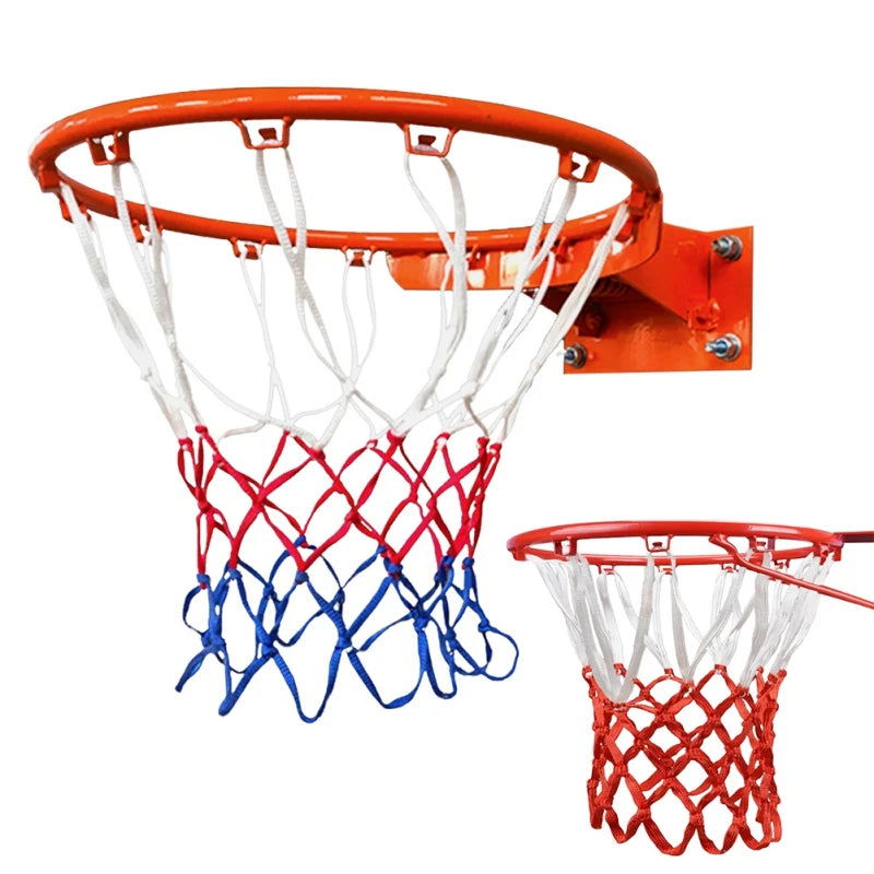 Basketball Hoop Mesh Net High Quality Durable Standard Size Nylon Thread Sports Backboard Rim Ball Pum - Slobuy