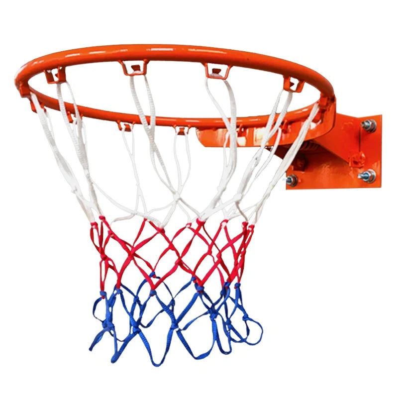 Basketball Hoop Mesh Net High Quality Durable Standard Size Nylon Thread Sports Backboard Rim Ball Pum - Slobuy