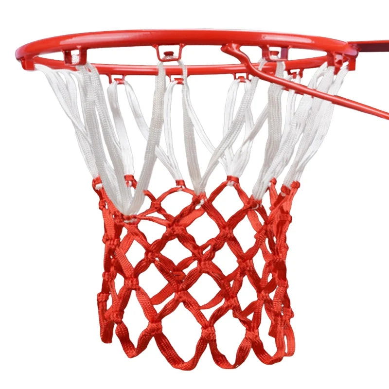 Basketball Hoop Mesh Net High Quality Durable Standard Size Nylon Thread Sports Backboard Rim Ball Pum - Slobuy