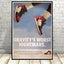 Basketball Shoes Poster Wall Art Retro Style Home Decor Painting Classic Sports Mural Pictures Printed Artwork - Slobuy