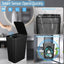 Bathroom Trash Can with Lid Touchless Automatic Garbage Can Slim Motion Sensor Smart Trash Bin for Bedroom,Office,Living Room - Slobuy