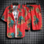 Beach Clothes For Men 2 Piece Set Quick Dry Hawaiian Shirt and Shorts Set Men Fashion Clothing Printing Casual Outfits Summer - Slobuy