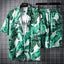 Beach Clothes For Men 2 Piece Set Quick Dry Hawaiian Shirt and Shorts Set Men Fashion Clothing Printing Casual Outfits Summer - Slobuy