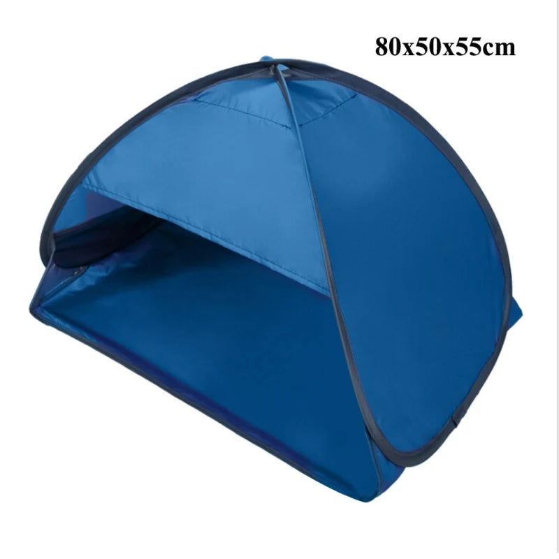 Beach Headrest Sunshade Tent UV-protecting Sunshelter Automatic Opened Portable Outdoor Camping Sunshade Tent For Adults Kids - Slobuy