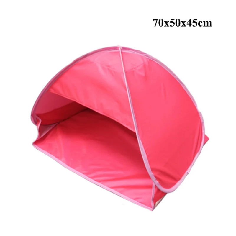 Beach Headrest Sunshade Tent UV-protecting Sunshelter Automatic Opened Portable Outdoor Camping Sunshade Tent For Adults Kids - Slobuy