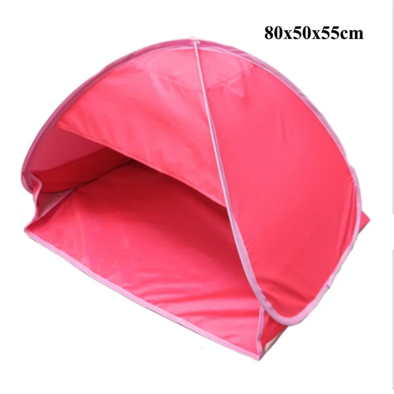 Beach Headrest Sunshade Tent UV-protecting Sunshelter Automatic Opened Portable Outdoor Camping Sunshade Tent For Adults Kids - Slobuy