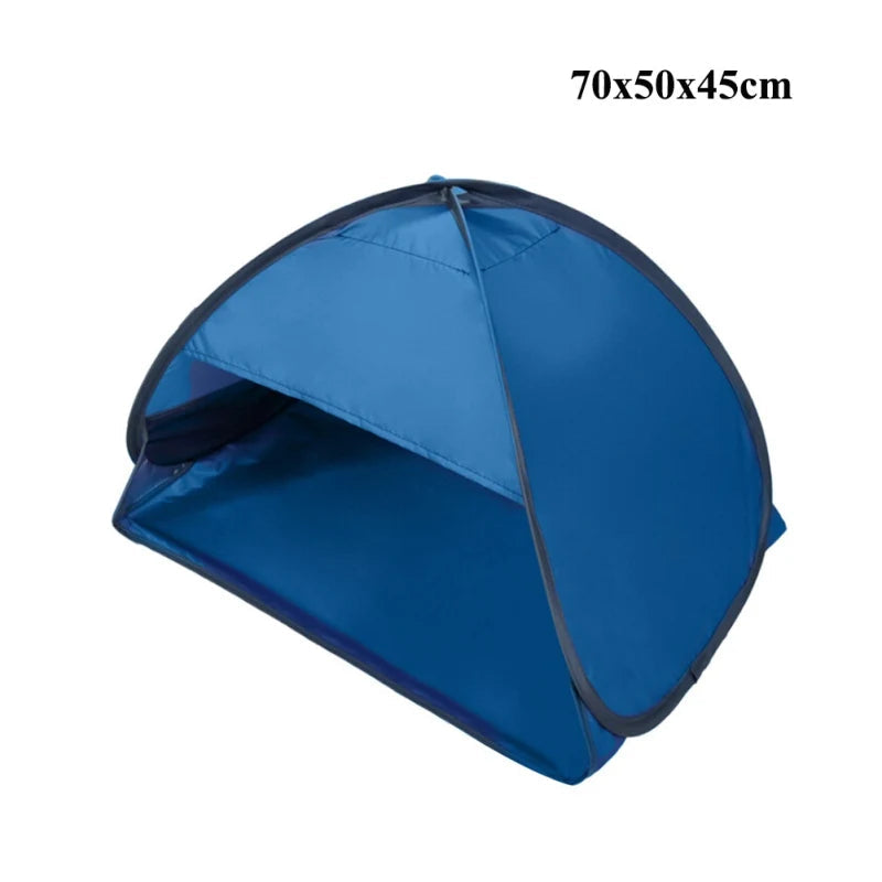 Beach Headrest Sunshade Tent UV-protecting Sunshelter Automatic Opened Portable Outdoor Camping Sunshade Tent For Adults Kids - Slobuy