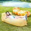 Beach Lounger Air Portable Inflatable Sofa Bed Furniture Rest Reclining Chair Camping Equipment 2 Seat Outdoor Garden Loungers - Slobuy