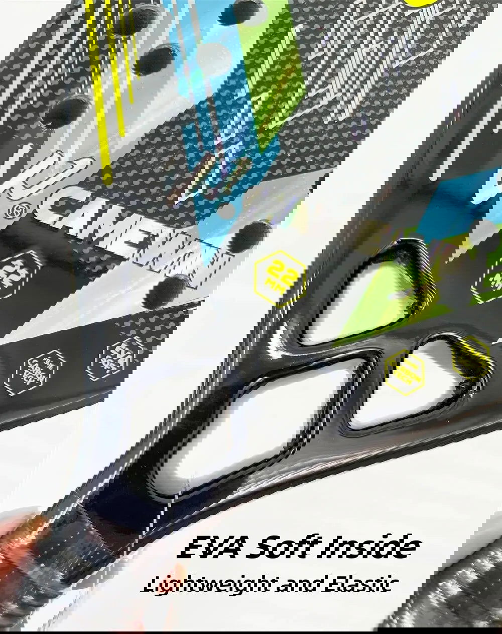 Beach Tennis Racket 3K Camewin Full Carbon Fiber Rough Surface Outdoor Sports Ball Racket For Men Women Adult Senior Player - Slobuy