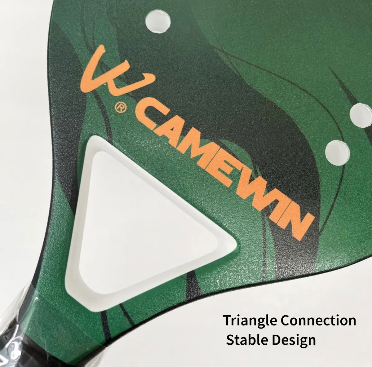 Beach Tennis Racket Camewin Padel Paddle 50% Carbon Fiber EVA Core Tennis Racket Lightweight With Protective Bag Cover Soft Face - Slobuy