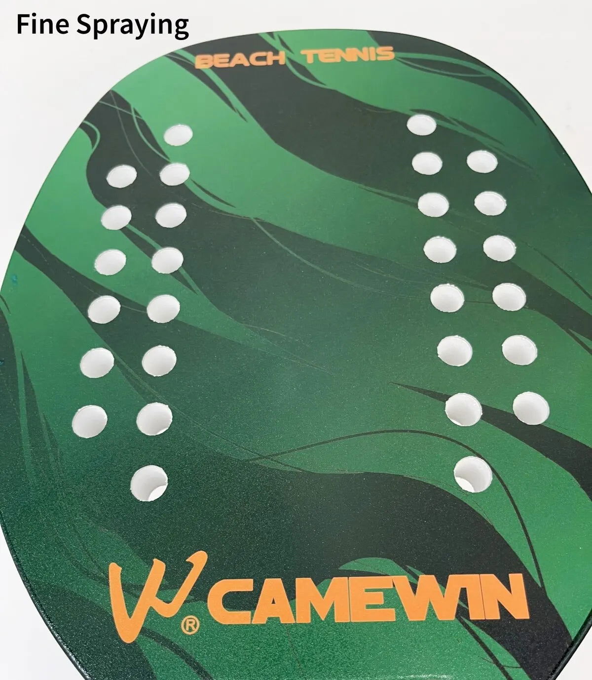 Beach Tennis Racket Camewin Padel Paddle 50% Carbon Fiber EVA Core Tennis Racket Lightweight With Protective Bag Cover Soft Face - Slobuy