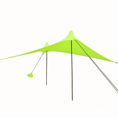 Beach Tent Sun Shelter Canopy With Sandbag Anchors Sun Shade Tent Sunshade UPF 50+ Protection Outdoor Hiking Camping Accessories - Slobuy