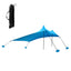 Beach Tent Sun Shelter Canopy With Sandbag Anchors Sun Shade Tent Sunshade UPF 50+ Protection Outdoor Hiking Camping Accessories - Slobuy