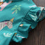 Bear Leader Cartoon Print Baby Girls Princess Dress New Fashion Summer Floral Toddler Kid Party Clothes Children Vestido - Slobuy