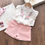Bear Leader Girls' Clothing Set 2023 Summer New Casual Children's Embroidered Sleeveless Shirt+Shorts Set Girls' Baby Clothing - Slobuy