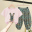 Bear Leader Girls Summer Sleeveless Suit 2023 New Summer Girls Fashion Korean Version of The Cute Polka Dot Girls Two-piece Suit - Slobuy