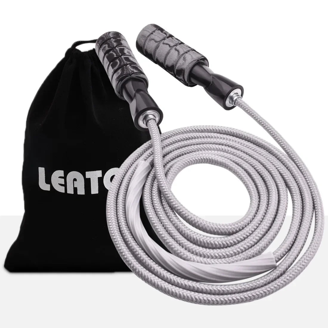 Bearing Jump Rope Adjustable Jump Rope Speed Weight Fitness Adult Kids Fitness Equipment Workout MMA Training Gear - Slobuy