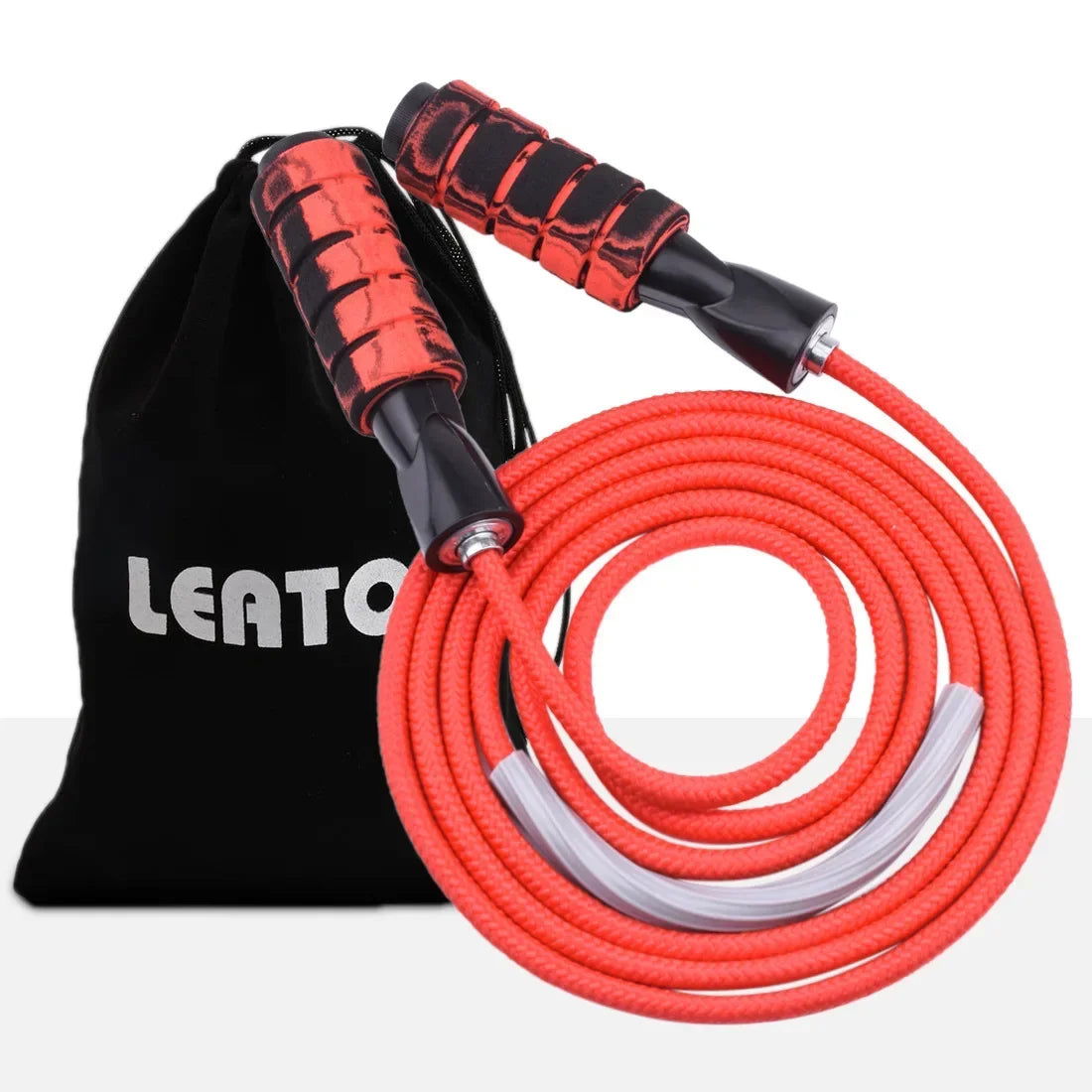 Bearing Jump Rope Adjustable Jump Rope Speed Weight Fitness Adult Kids Fitness Equipment Workout MMA Training Gear - Slobuy