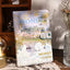 Beautiful Retro Notebook Classic Design Monet Oil Painting Color Page Illustration Hardcover Diary Student Notepad - Slobuy
