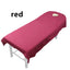 Beauty Bedsheet Cosmetic Salon Sheets Massage Treatment 9Color Soft Sheets Spa SPA Bed Table Cover Sheets with Hole - Slobuy