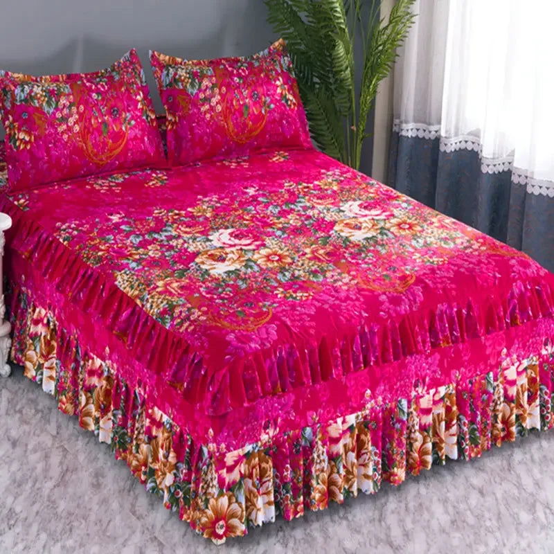 Bed Sheets Fashion Modern Washed Bedroom Comfortable Skin-friendly Mattress Bedspread Luxury Dormitory Bedding Queen King Size - Slobuy