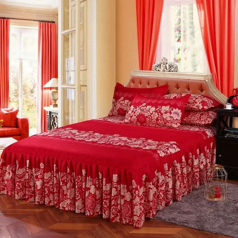 Bed Sheets Fashion Modern Washed Bedroom Comfortable Skin-friendly Mattress Bedspread Luxury Dormitory Bedding Queen King Size - Slobuy
