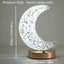 Bedroom Crystal Touch Dimming Night Light Girls Room Home Decor Aesthetics USB Bedside LED Ambient Table 3d Moon Lamp - Slobuy