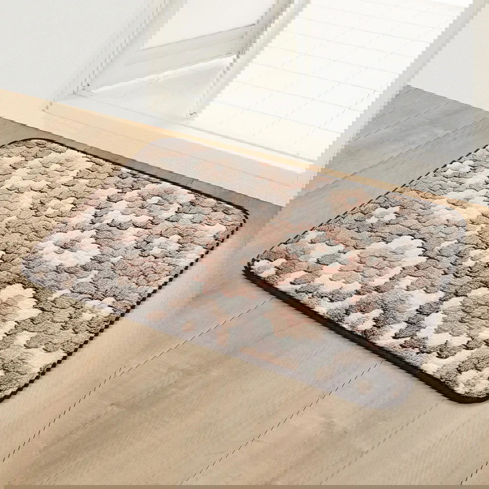Bedroom Floor Mat Home Entrance Doormat Coral Fleece Kitchen Bathroom Door Decoration Carpet Bath Shower Room Anti-Slip Foot Rug - Slobuy