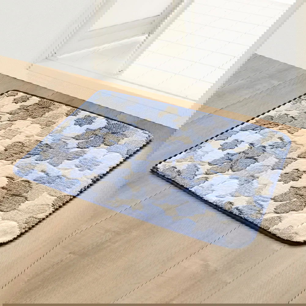 Bedroom Floor Mat Home Entrance Doormat Coral Fleece Kitchen Bathroom Door Decoration Carpet Bath Shower Room Anti-Slip Foot Rug - Slobuy