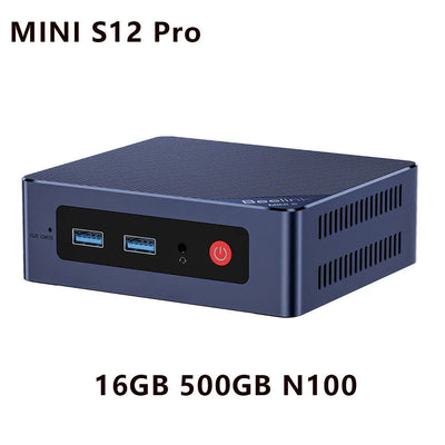 Beelink Mini S12 Pro N95 N100 MINI PC Windows 11 Pro DDR4 8GB 256GB 16GB 500GB WIFI BT Gaming Computer MINI S N5095 8GB 128GB - Slobuy