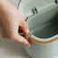 Beishan Mini Desktop Trash Can With Lid, Light Luxury Plastic Press Type Trash Can For Bathroom, Office, Bedroom, Living Room - Slobuy