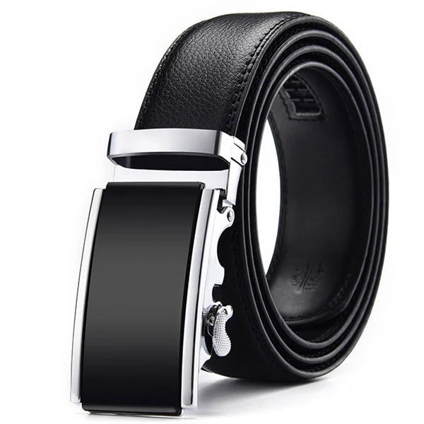 Belts Famous Brand Belt Men Mens Belts Quality Genuine Luxury Leather Belt For Men Belt Male Strap Male Metal Automatic Buckle - Slobuy