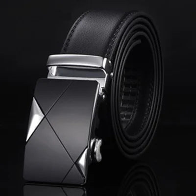 Belts Famous Brand Belt Men Mens Belts Quality Genuine Luxury Leather Belt For Men Belt Male Strap Male Metal Automatic Buckle - Slobuy