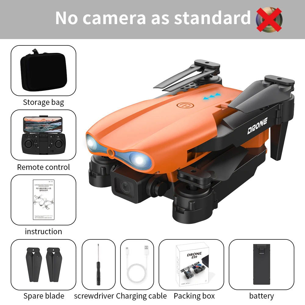 Best-selling Drone E99 Folding drones con cámara Professional HD Dual Aerial Photography Four-axis flight Remote Control Drones - Slobuy