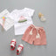 BibiCola summer girls clothing set 2pcs tracksuit children cotton suit kids cartoon outfits short sleeve baby girls clothes sets - Slobuy