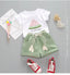 BibiCola summer girls clothing set 2pcs tracksuit children cotton suit kids cartoon outfits short sleeve baby girls clothes sets - Slobuy