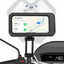 Bicycle Phone Holder Waterproof Phone Box Touch Screen Cases Bike Motor Motorcycle Handlebar Cellphones GPS Stand Rotate Fold - Slobuy
